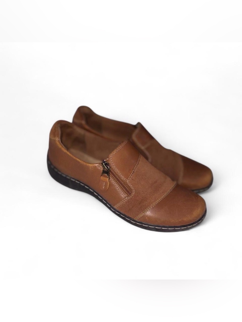 Women’s Clark’s Cora Harbor Casual Slip-On Leather loafers size 8